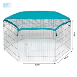 Large Playpen Large Size Folding Removable Stainless Steel Dog Cage Kennel 06-0112 gmtpet.net
