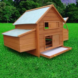 Wooden pet house Double Layer Chicken Cages Large Hen House gmtpet.net