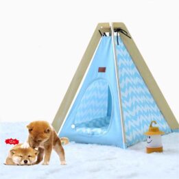 Animal Dog House Tent: OEM 100%Cotton Canvas Dog Cat Portable Washable Waterproof Small 06-0953 gmtpet.net
