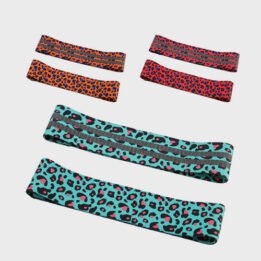 Custom New Product Leopard Squat With Non-slip Latex Fabric Resistance Bands gmtpet.net