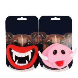 Squeak Chewing Funny Teeth Pig Nose Joke Prank Custom Vinyl Toy Pet Teething Toys For Halloween Toy gmtpet.net