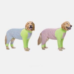 Wholesale Summer Pet Clothing Striped Clothes For Big Dogs Four Legs gmtpet.net
