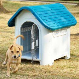 Winter Warm Removable and Washable perreras para perros Pet Kennel Plastic Kennel Outdoor Rainproof Dog Cage gmtpet.net