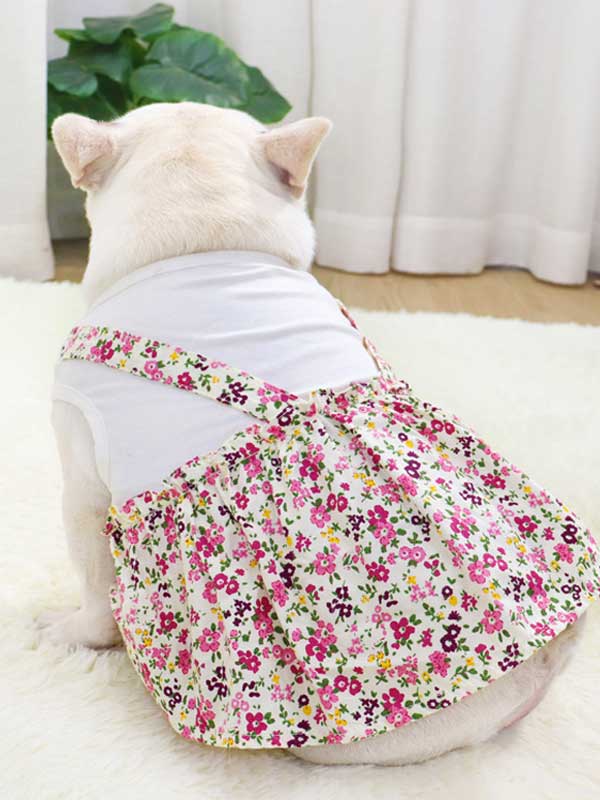 Ropa para perros y mascotas Camisa de fondo Camiseta Ropa de algodón Vestido 107-222043 gmtpet.net