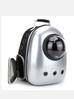 Star Silver Upgraded Side Opening Pet Cat Backpack 103-45012 gmtpet.net