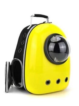 Yellow upgraded side opening cat backpack 103-45013 gmtpet.net