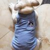 Wholesale Stripe Cotton Vest Dog T Shirt Embroidery Clothes 06-0488