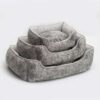 Wholesale OEM Soft comfortable printed pet dog cat nest bed can be disassembled and washed