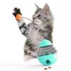Adjustable Cat Treat Ball Toy with Teaser Rod - EN71 Certified 112-251005